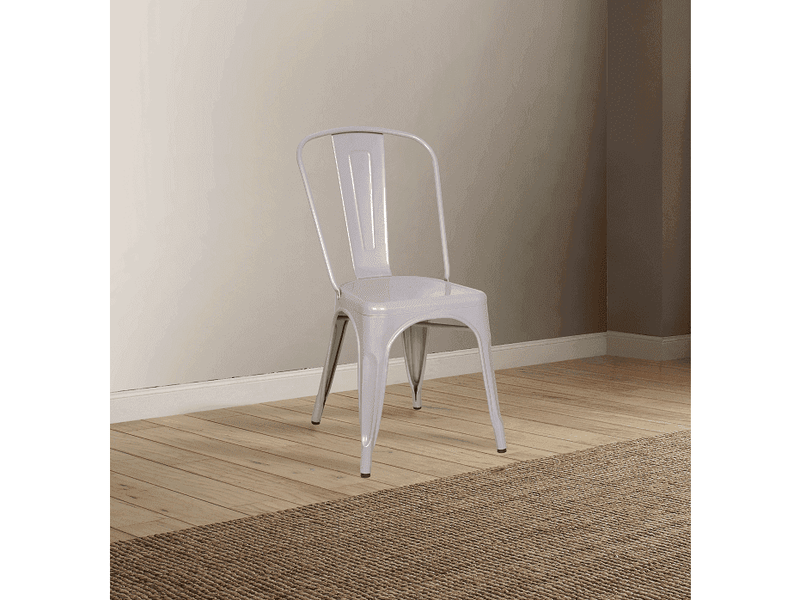 Jakia Silver Side Chair - Ornate Home