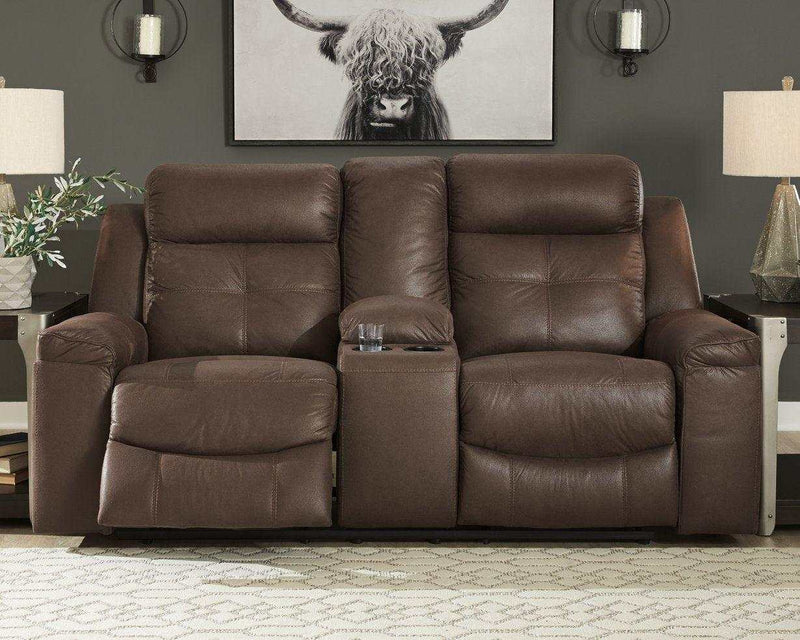 Jesolo Reclining Loveseat with Console - Ornate Home