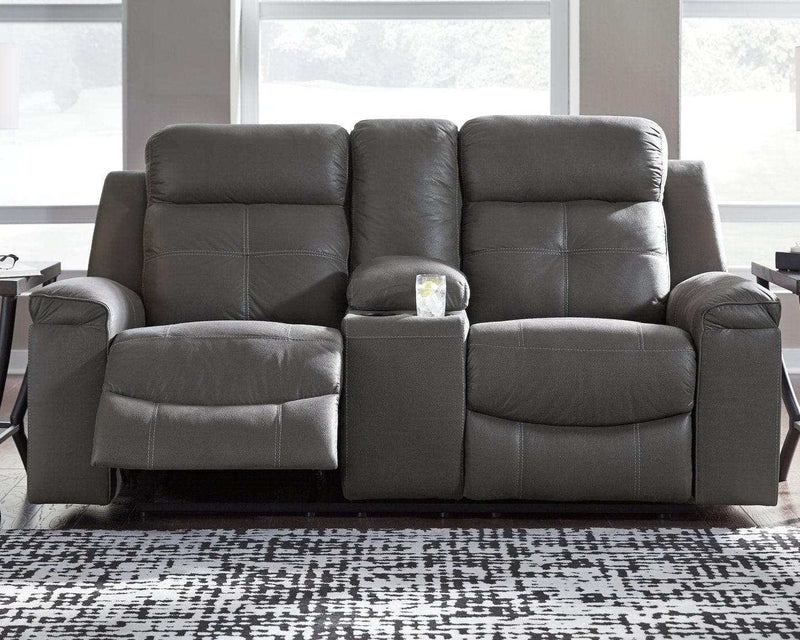 Jesolo Reclining Loveseat with Console - Ornate Home