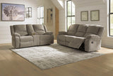 Draycoll Manual Reclining Loveseat w/ Console - Ornate Home