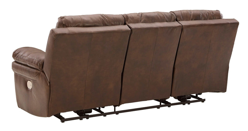 Edmar Chocolate Power Reclining Sofa - Ornate Home