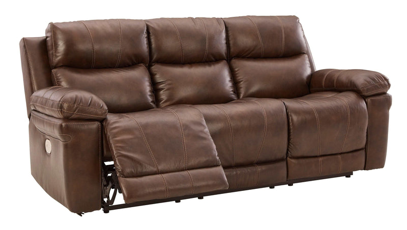 Edmar Chocolate Power Reclining Sofa & Loveseat - Ornate Home