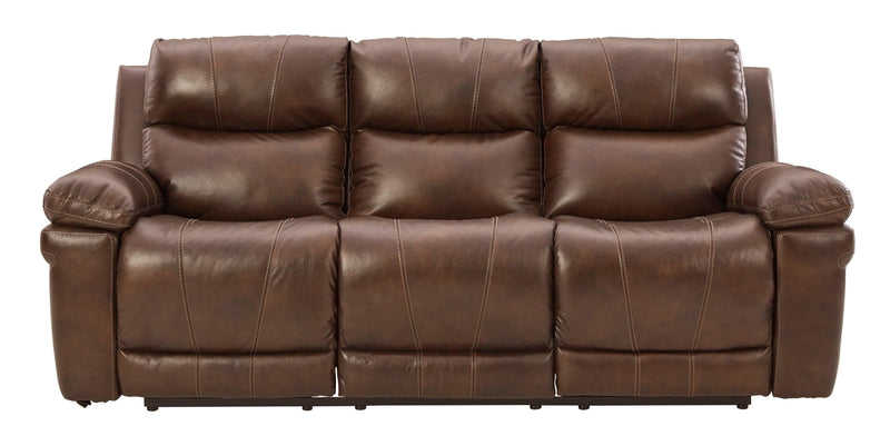 Edmar Chocolate Power Reclining Sofa & Loveseat - Ornate Home