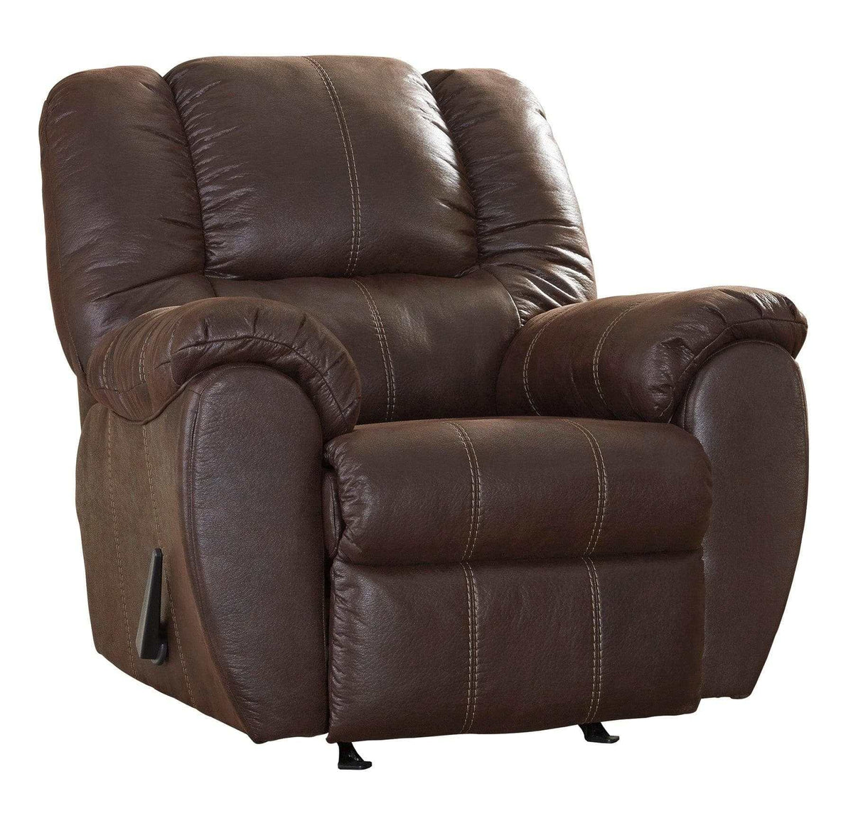 McGann Faux Leather Manual Recliner - Ornate Home