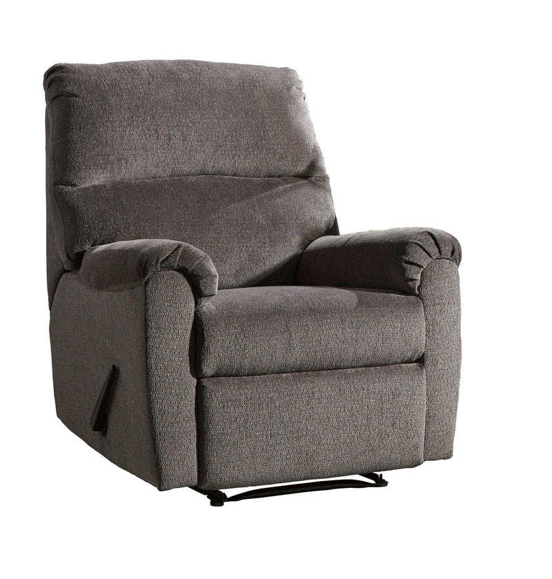 Nerviano - Gray Manual - Recliner - Ornate Home