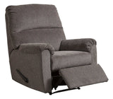 Nerviano Gray Manual Recliner - Ornate Home