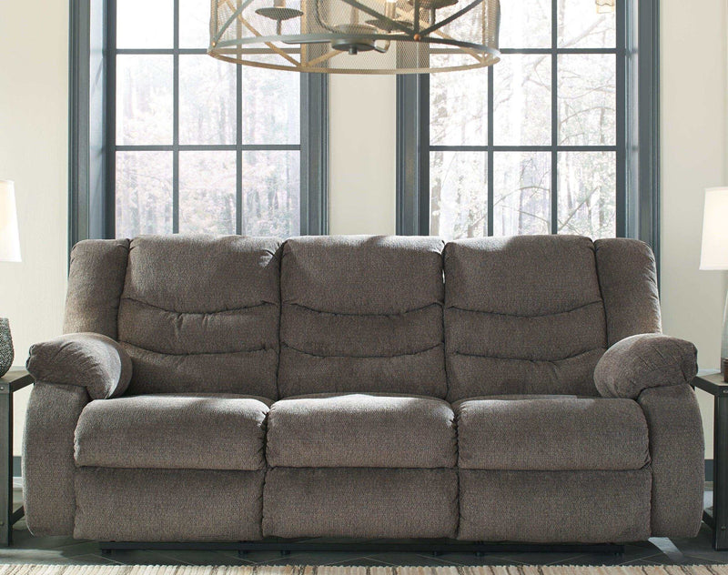 Tulen Gray Manual Reclining Sofa & Loveseat - Ornate Home