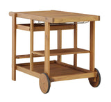 Kailani Light Brown Serving Cart - Ornate Home