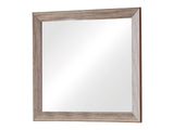 Kauffman Washed Taupe Rectangular Mirror - Ornate Home