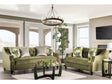 Kaye Green Stationary Sofa & Loveseat 2pc - Ornate Home