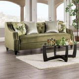 Kaye Green Stationary Sofa & Loveseat 2pc - Ornate Home