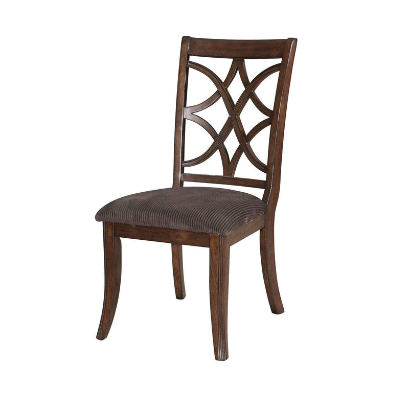 Keenan Dark Walnut Dining Side Chairs (Set of 2) - Ornate Home