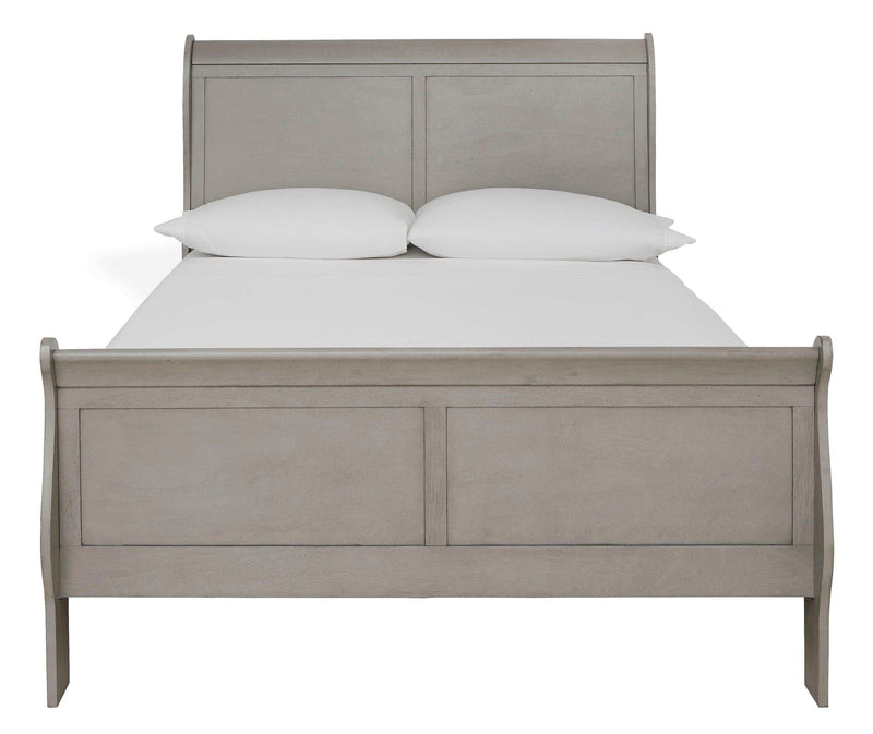 Kordasky Gray Queen Sleigh Bed - Ornate Home