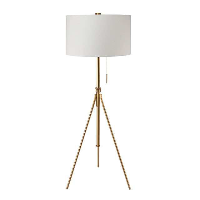 Zaya Stained Gold Floor Lamp - Ornate Home