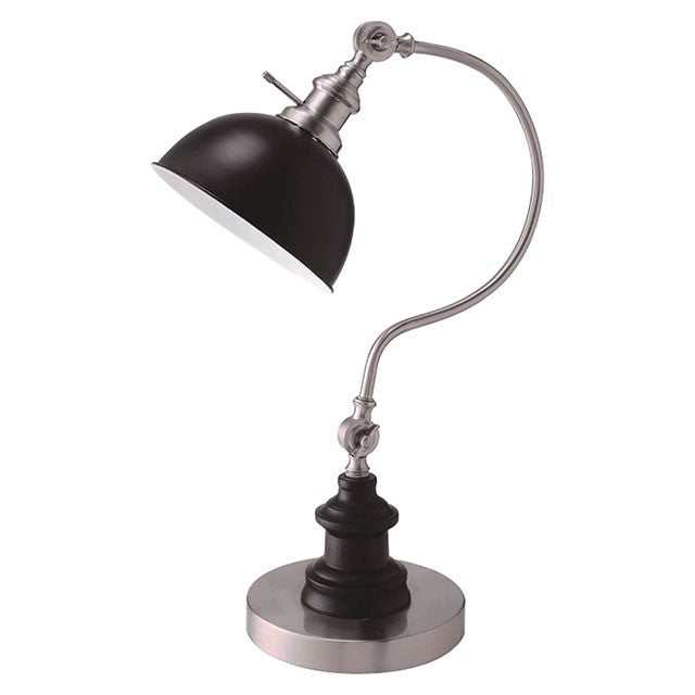 Briar Stain Nickel Table Lamp - Ornate Home