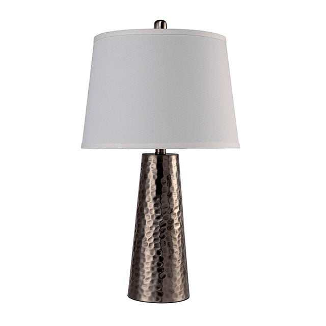 Luz Silver Table Lamp - Ornate Home