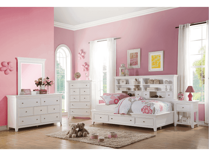 Lacey White Daybed (Full Size) - Ornate Home