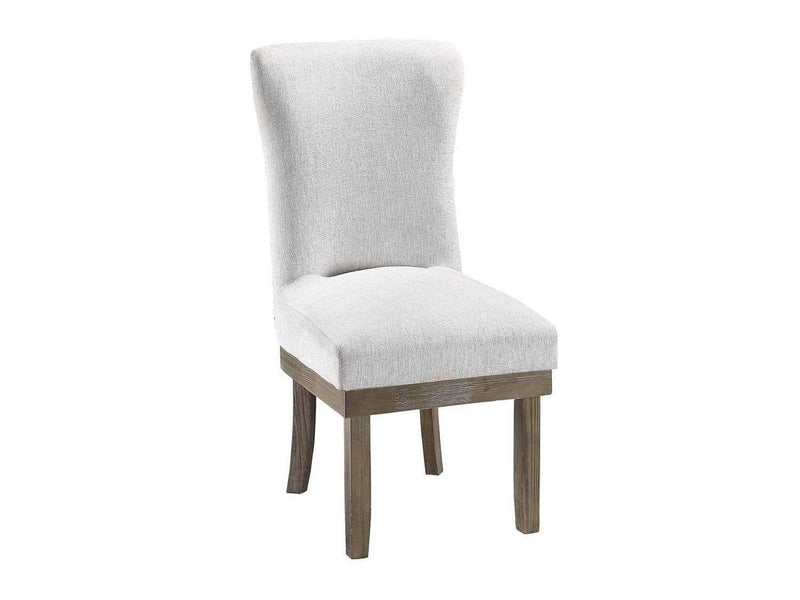 Landon - Gray Linen - Side Chair / 2pc - Ornate Home
