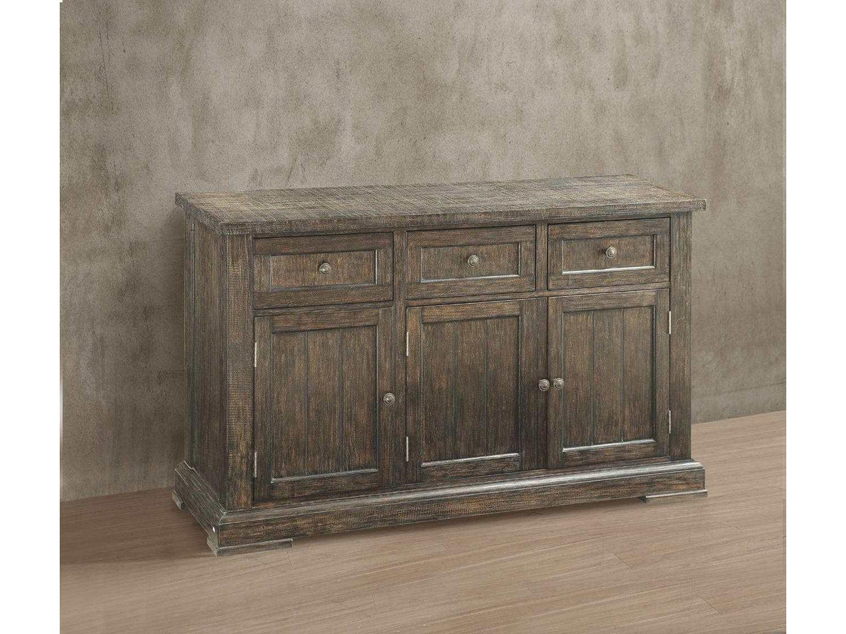 Landon Salvage Brown Server - Ornate Home