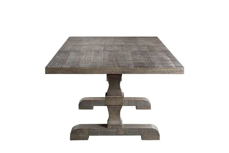 Landon - Salvage Gray - Dining Table w/ 1 x18" Removable Extension Leaf - Ornate Home