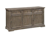 Landon Salvage Gray Server - Ornate Home