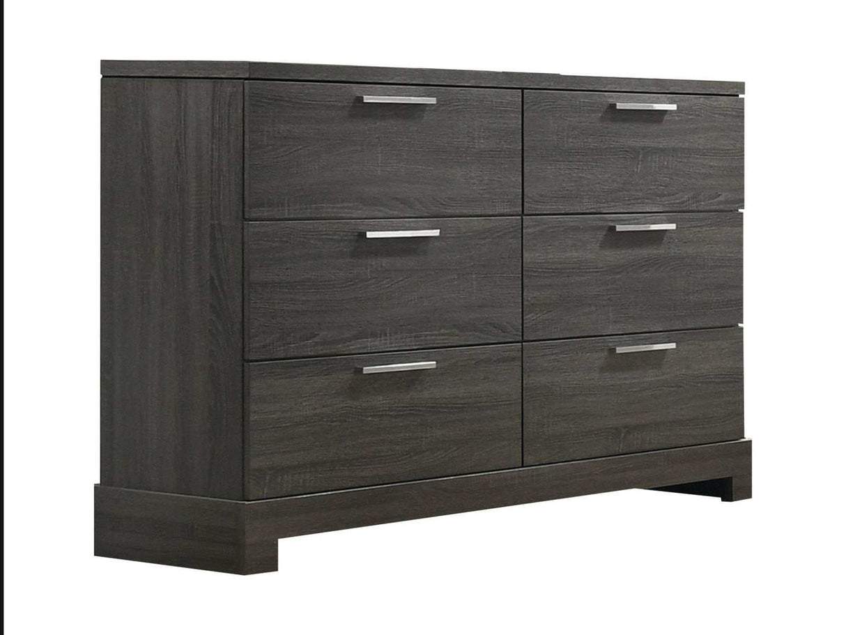 Lantha Gray Oak Dresser - Ornate Home