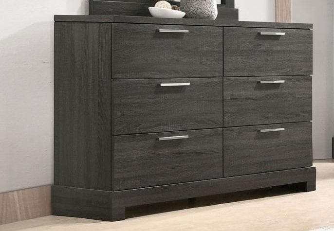 Lantha Gray Oak Dresser - Ornate Home