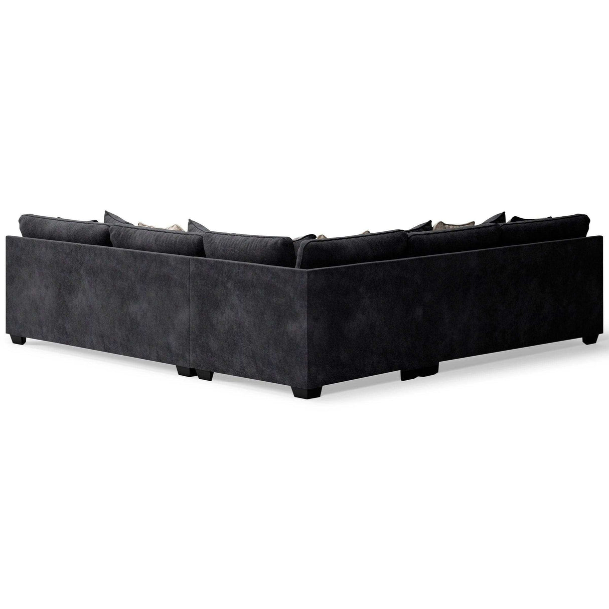 Lavernett Charcoal 3pc Symmetrical Sectional Sofa - Ornate Home