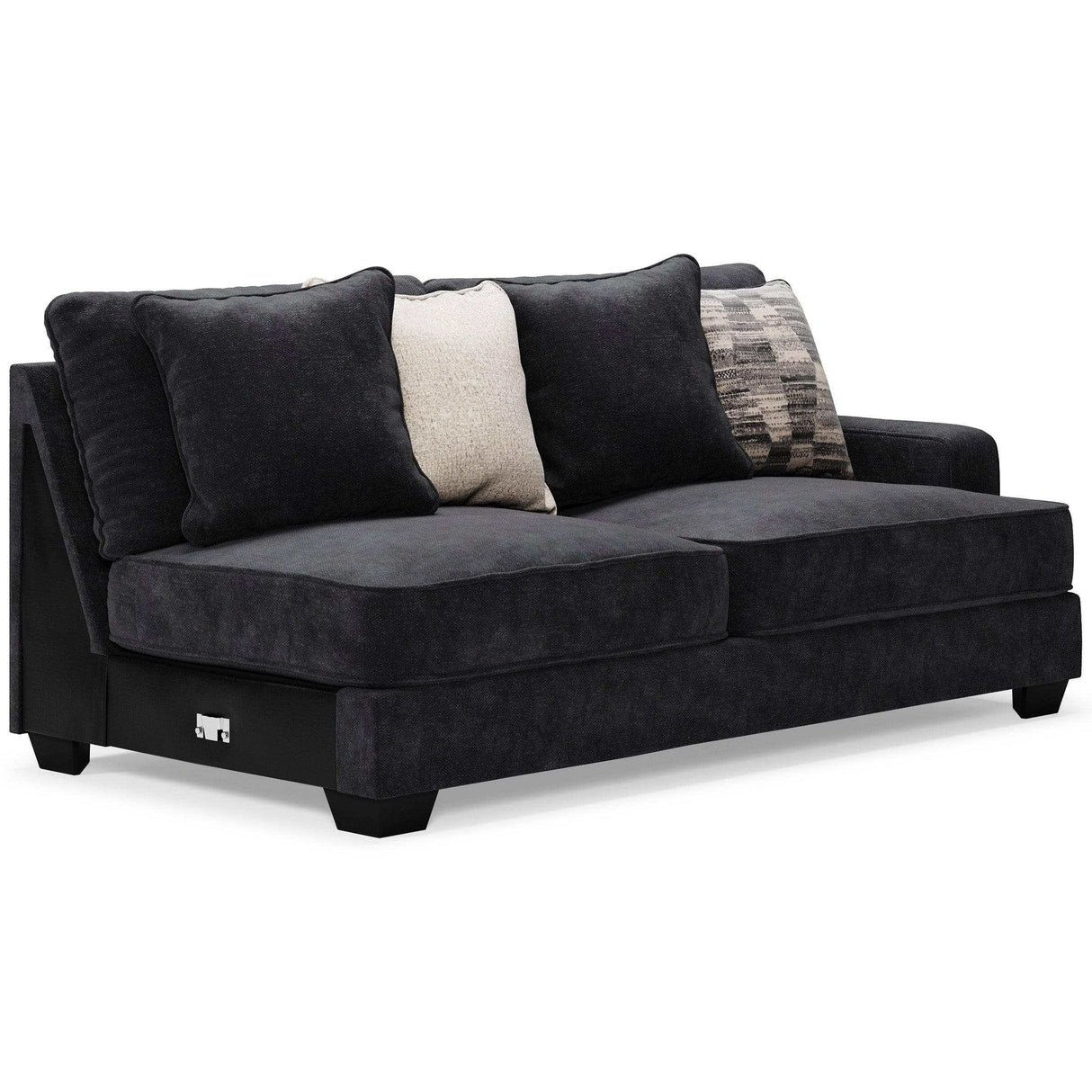 Lavernett Charcoal 3pc Symmetrical Sectional Sofa - Ornate Home