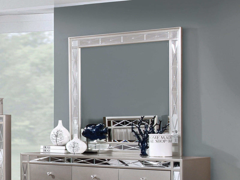 Leighton Metallic Mercury Dresser Mirror - Ornate Home