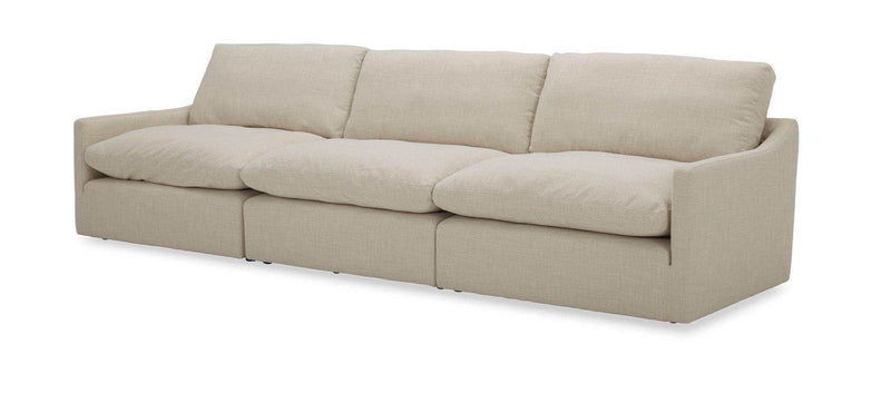Lennon Transitional Beige Fabric Sectional Sofa Set - Ornate Home