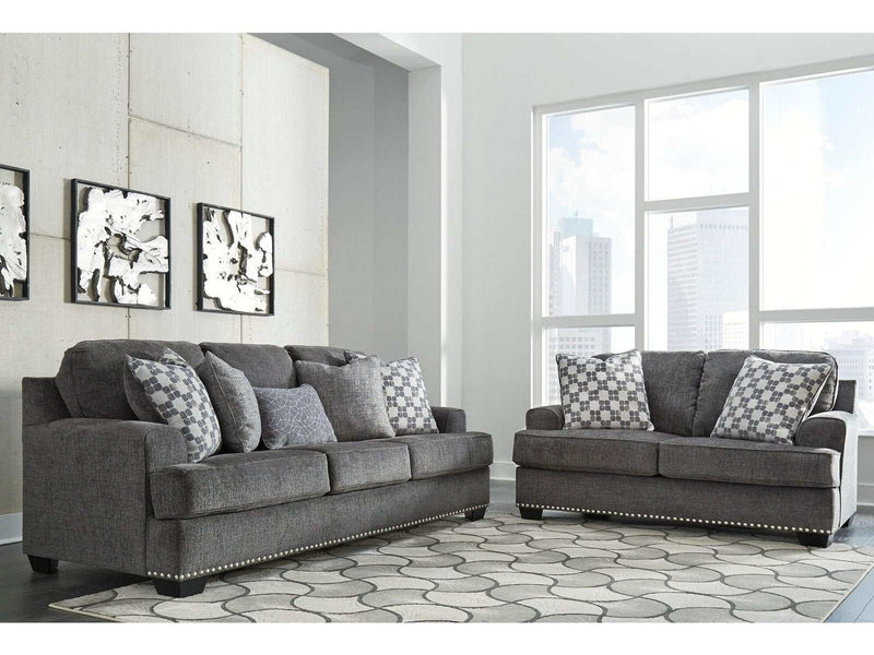 Locklin Carbon Sofa & Loveseat 2pc - Ornate Home