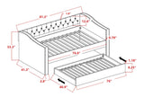 Loretta Twin Daybed with Trundle - Ornate Home