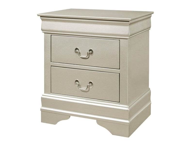 Louis Philip Champagne Nightstand - Ornate Home