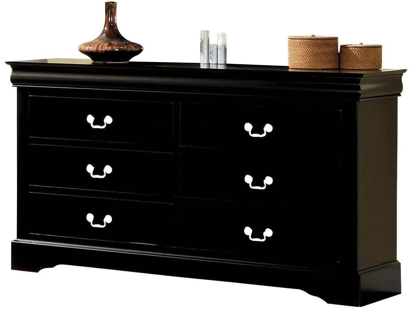 Louis Philippe Black Dresser - Ornate Home