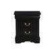 Louis Philippe Black Nightstand - Ornate Home