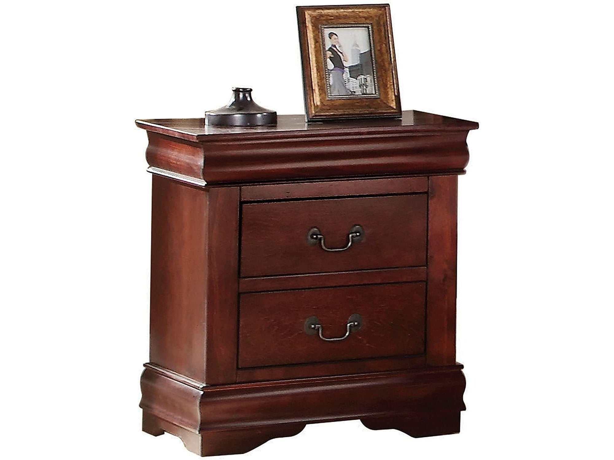 Louis Philippe Cherry Nightstand - Ornate Home