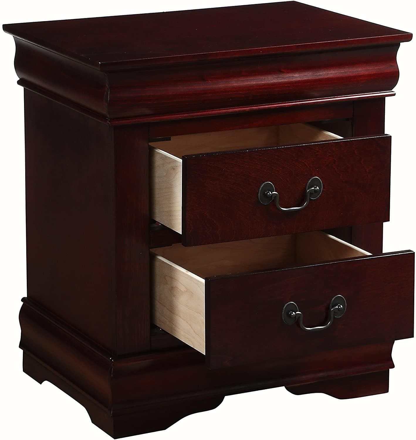 Louis Philippe Cherry Nightstand - Ornate Home