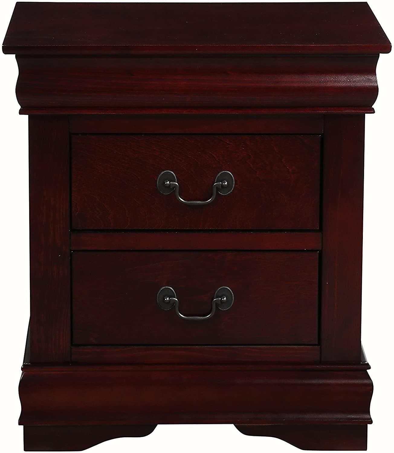 Louis Philippe Cherry Nightstand - Ornate Home