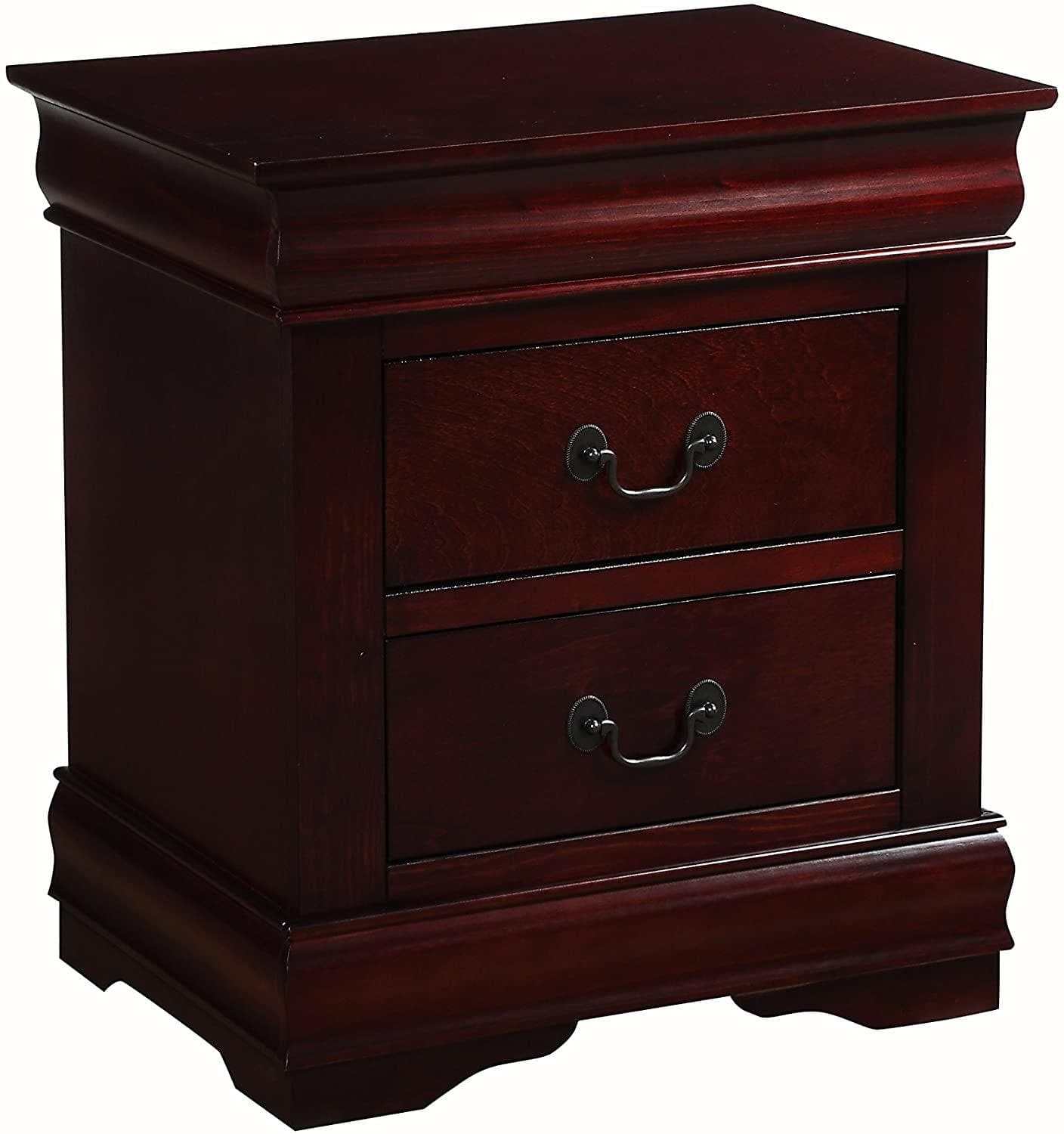 Louis Philippe Cherry Nightstand - Ornate Home