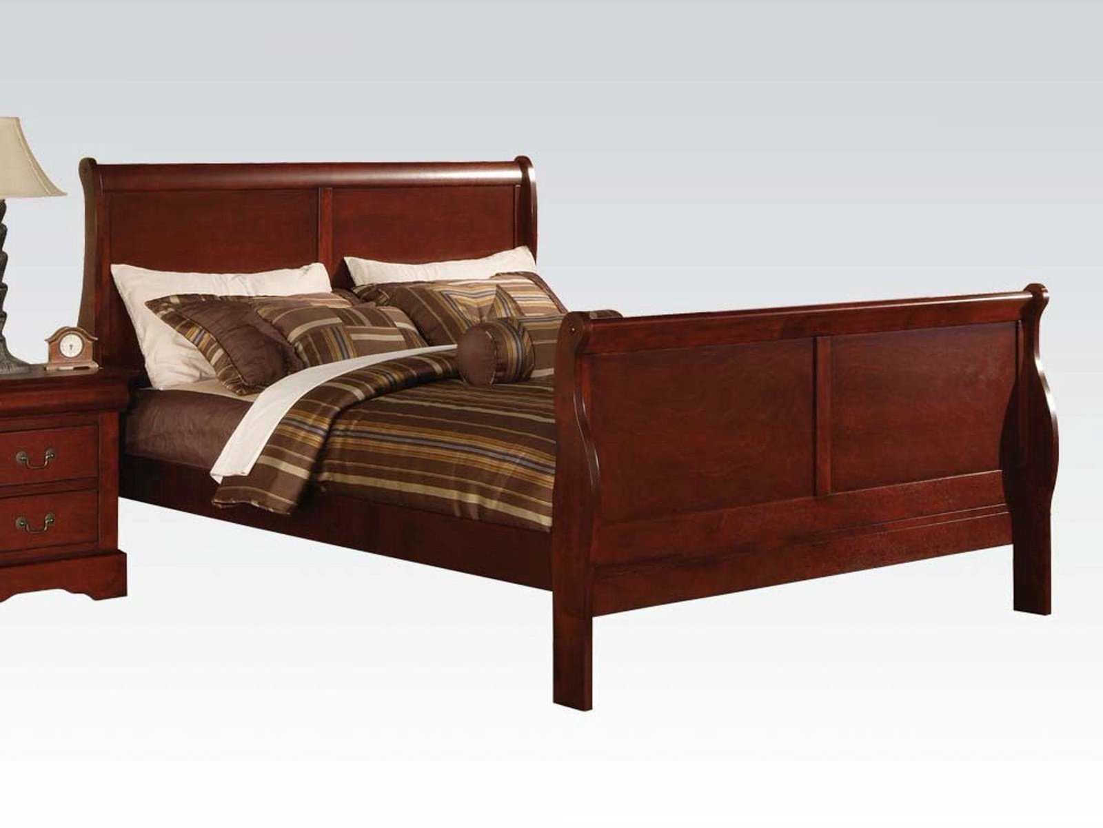 Louis Philippe Cherry Queen Bed - Ornate Home