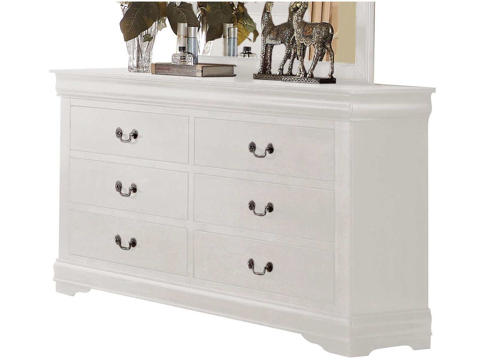 Louis Philippe White Dresser - Ornate Home