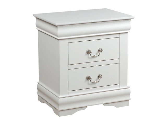 Louis Philippe White Nightstand - Ornate Home