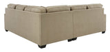 Lucina Quartz Beige 2pc LAF Sectional Sofa - Ornate Home