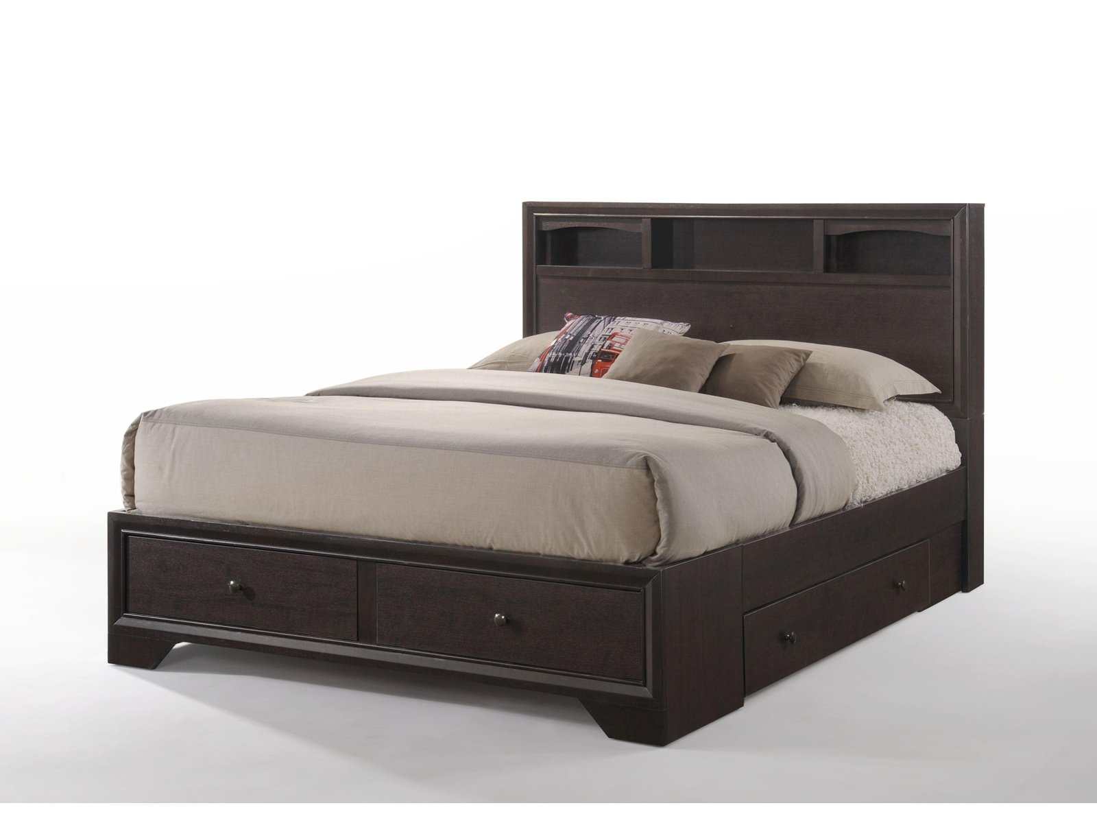 Madison II Espresso Queen Bed - Ornate Home