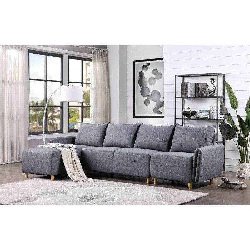 Marcin Reversible L Shape Sectional Sofa w/ Chaise - Ornate Home