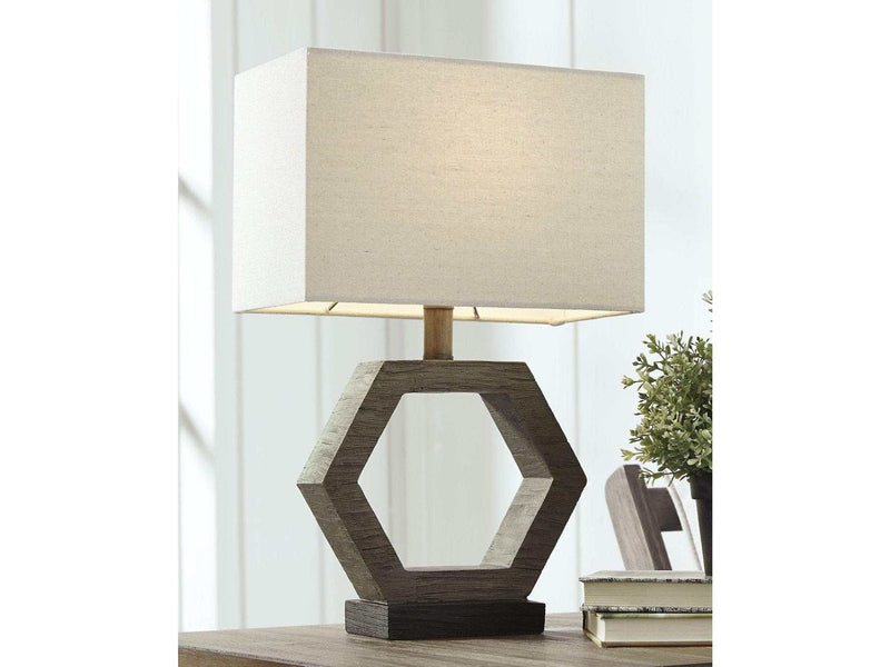 Marilu Gray/Brown Table Lamp - Ornate Home