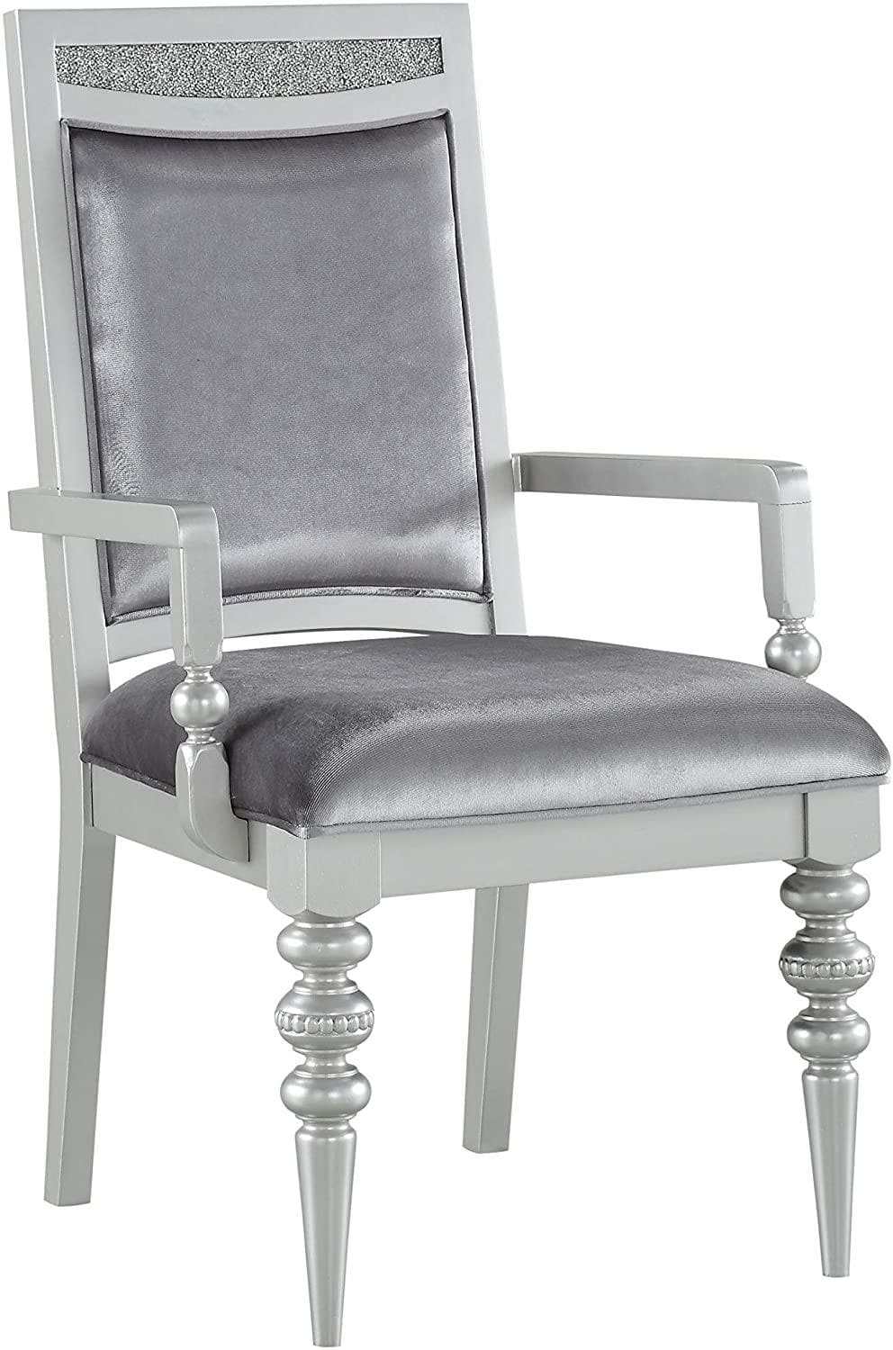 Maverick Platinum Dining Chair (Set of 2) - Ornate Home