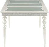 Maverick Platinum Dining Table w/ 20" Leaf - Ornate Home