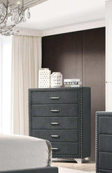 Melody Grey Chest - Ornate Home